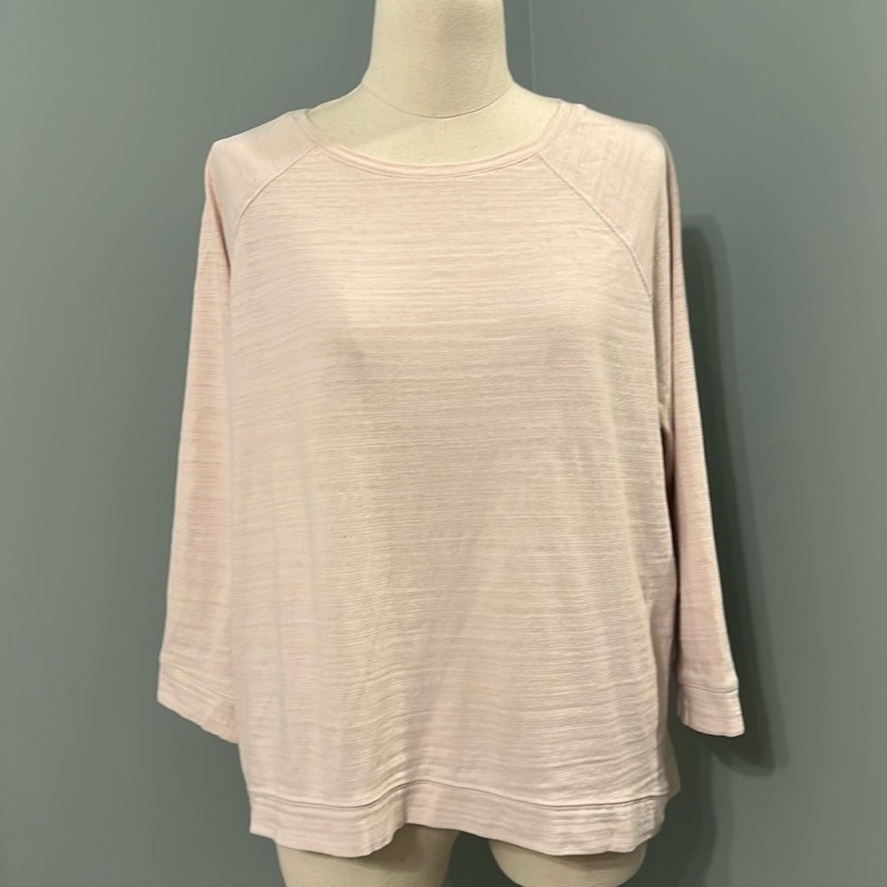 Pink sweatshirt from LOFT. Size Large